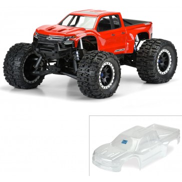 1/5 Pre-Cut 2019 Chevy Silverado Z71 Trail Boss Clear Body: X-MAXX