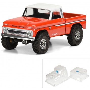 1/10 1966 Chevrolet C-10 Clear Body 12.3 (313mm) Wheelbase