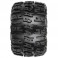 1/8 Trencher X F/R 3.8 MT Tires Mounted 17mm Black Raid (2)