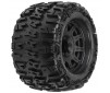 1/8 Trencher X F/R 3.8 MT Tires Mounted 17mm Black Raid (2)