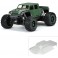 1/5 Pre-Cut Jeep Gladiator Rubicon Clear Body: X-MAXX