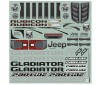 1/5 Pre-Cut Jeep Gladiator Rubicon Clear Body: X-MAXX