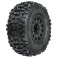 1/10 Badlands Front/Rear 2.2/3.0 SC Mounted 12mm Black Raid (2)