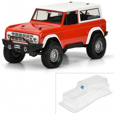 1/10 1973 Ford Bronco Clear Body 12 (305mm) Wheelbase Crawlers