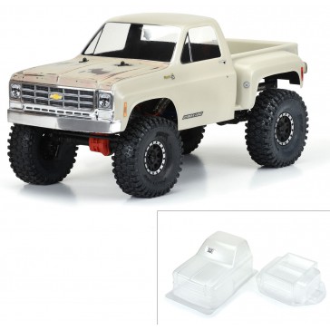 1/10 1978 Chevy K-10 Clear Body 12.3 (313mm) Wheelbase Crawlers