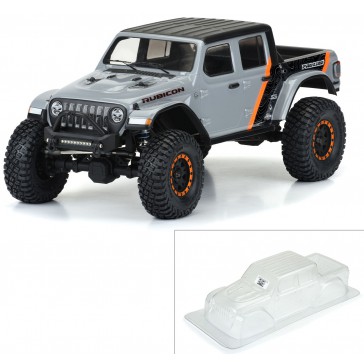 1/10 2020 Jeep Gladiator Clear Body 12.3 (313mm) Wheelbase Crwlrs