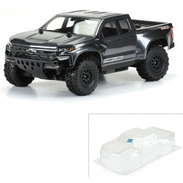 1/10 2019 Chevy Silverado Z71 Trail Boss Clear Body: Short Course