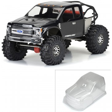 1/6 2017 Ford F-250 Super Duty Cab-Only Clear Body: SCX6