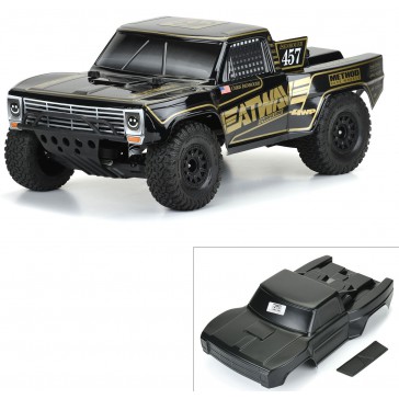 1/10 Pre-Cut 1967 Ford F-100 Heat Wave Black Body: Short Course