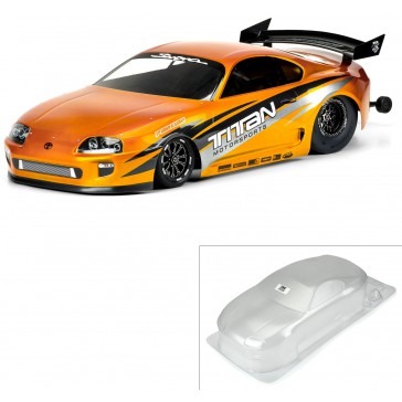 1/10 1995 Toyota Supra Clear Body: Drag Car