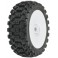 1/8 Badlands MX M2 Front/Rear Buggy Tires Mounted 17mm White (2)