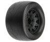 1/10 Prime F/R 2.8 Street MT Tires Mounted 12mm/14mm Black Raid (2)
