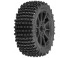 1/8 Gladiator M2 Fr/Rr Buggy Tires Mounted 17mm Black Mach 10 (2)