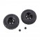 1/10 LC80 FCX10 - WHEEL ASSEMBLY 1PAIR (25 degrees)