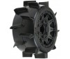 1/10 Sand Paw LP F/R 2.8 MT Tires Mounted 12mm/14mm Black Raid (2)