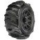 1/8 Dumont F/R 3.8 MT Tires Mounted 17mm Black Raid (2)