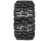 1/6 Trencher F/R 5.7" Tires Mounted 24mm Black Raid 8x48 Hex (2)