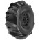 1/7 Dumont Sand/Snow F/R Tires MTD 17mm Black Raid (2): Mojave/UDR
