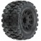 1/8 Badlands MX38 HP BELTED F/R 3.8 MT Mounted 17mm Black Raid (2)