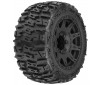 1/8 Trencher LP F/R 3.8 MT Tires Mounted 17mm Black Raid (2)
