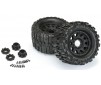 1/8 Trencher HP BELTED F/R 3.8 MT Tires Mounted 17mm Black Raid (2)