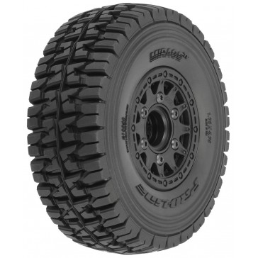 1/10 Mirage TT F/R 2.2/3.0 12mm & 14mm Black Raid Wheels (2)