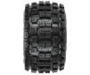 1/8 Badlands MX38 F/R 3.8 MT Tires Mounted 17mm Black Raid (2)