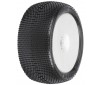 1/8 Hole Shot S3 F/R 4.0 Tires Mounted 17mm Wht Zero Offst Whls (2)