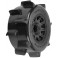 1/8 Sand Paw HP BELTED F/R 3.8 MT Tires Mounted 17mm Black Raid (2)