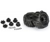 1/10 Dumont F/R 2.8 MT Tires Mounted 12mm/14mm Black Raid (2)