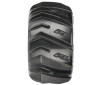 1/10 Dumont F/R 2.8 MT Tires Mounted 12mm/14mm Black Raid (2)