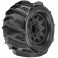 1/10 Dumont F/R 2.8 MT Tires Mounted 12mm/14mm Black Raid (2)