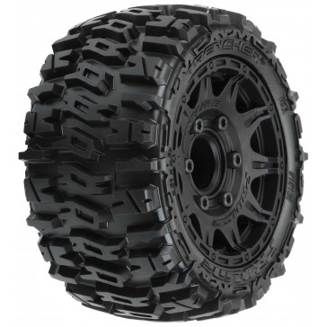 1/10 Trencher LP F/R 2.8 MT Tires Mounted 12mm/14mm Black Raid (2)