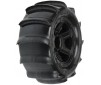 1/16 Sling Shot Fr/Rr 2.2 Sand Tires Mounted 12mm Blk Desperado (2)