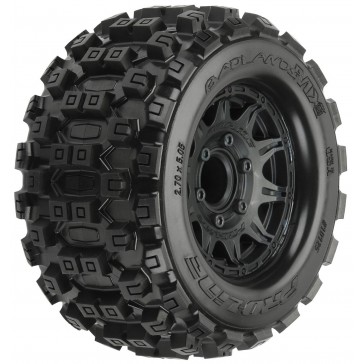 1/10 Badlands MX28 F/R 2.8 MT Tires MTD 12mm/14mm Black Raid (2)