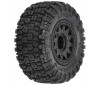 1/10 Aztek M2 F/R 2.2/3.0 SC MTD 12mm & 14mm Black Raid Wheels (2)