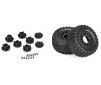 1/10 Aztek M2 F/R 2.2/3.0 SC MTD 12mm & 14mm Black Raid Wheels (2)