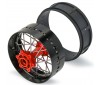 1/4 Pro-Spec Aluminum V2 Bead Rear Wheel Black/Red (1): Promoto-SM
