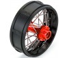 1/4 Pro-Spec Aluminum V2 Bead Rear Wheel Black/Red (1): Promoto-SM