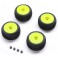 Blockade Tire Pro-Line OE Wheel Yellow Mounted: Micro-T