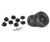 1/10 BFG KR2 M2 Front/Rear 2.2/3.0 SC Mounted 12mm Blk Raid (2)