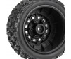 1/10 Badlands MX M2 Fr/Rr 2.2/3.0 SC Mounted 12mm Blk Raid (2)