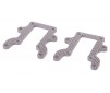 C/F Upper Link Mount (pr) - Neon