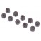 SPEED PACK - M4 Alloy Nyloc Nuts - Black - pk10