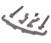 C/F Lightweight Rear Shock Mount Set - Mi9