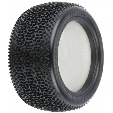 1/10 Hexon Z4 Rear 2.2 Carpet Buggy Tires (2)