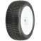 1/8 Buck Shot M3 Front/Rear Buggy Tires Mounted 17mm White (2)