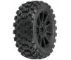 1/8 Badlands MX M2 F/R Buggy Tires Mounted 17mm Black Mach 10 (2)