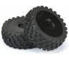 1/8 Badlands MX M2 Front/Rear Buggy Tires Mounted 17mm Black (2)