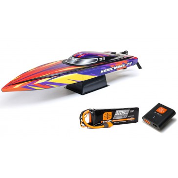 Sonicwake 24 Self-Righting Brushless Deep-V RTR (Bat& Chg incl) Red